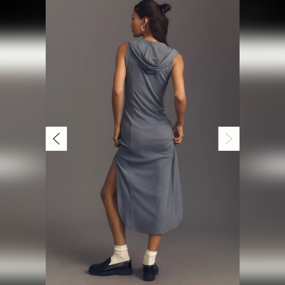 Daily Practice by Anthropologie Hooded Midi Dress - Picture 2 of 13